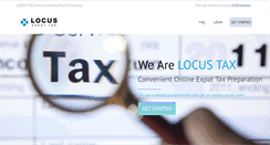 Desktop Screenshot of locustax.com